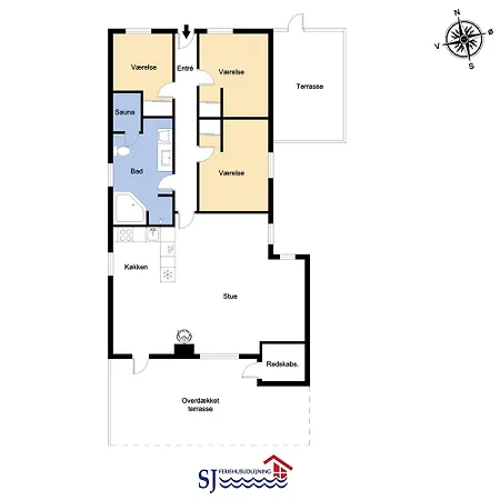 度假居 Laekkert Spahus I Vejlby Klit Sj487